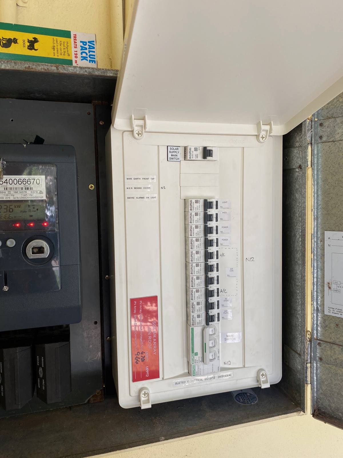 Meter box and switchboard upgrade by Buetec Electrical